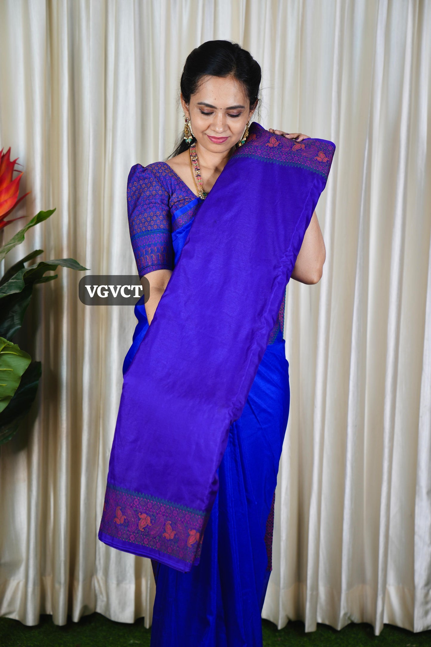 warm silk with embroidery border🥰🥳