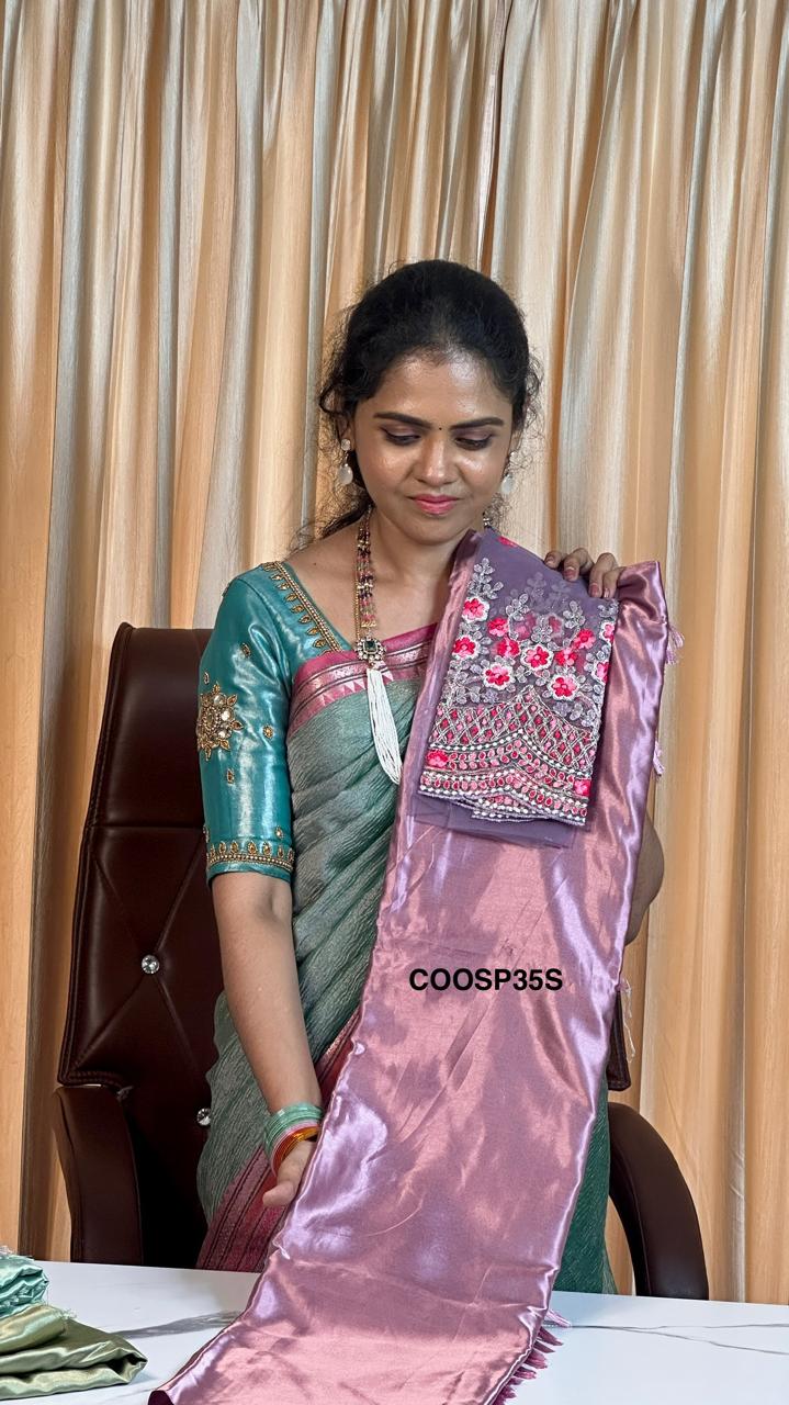 Satin saree sold out❌❌