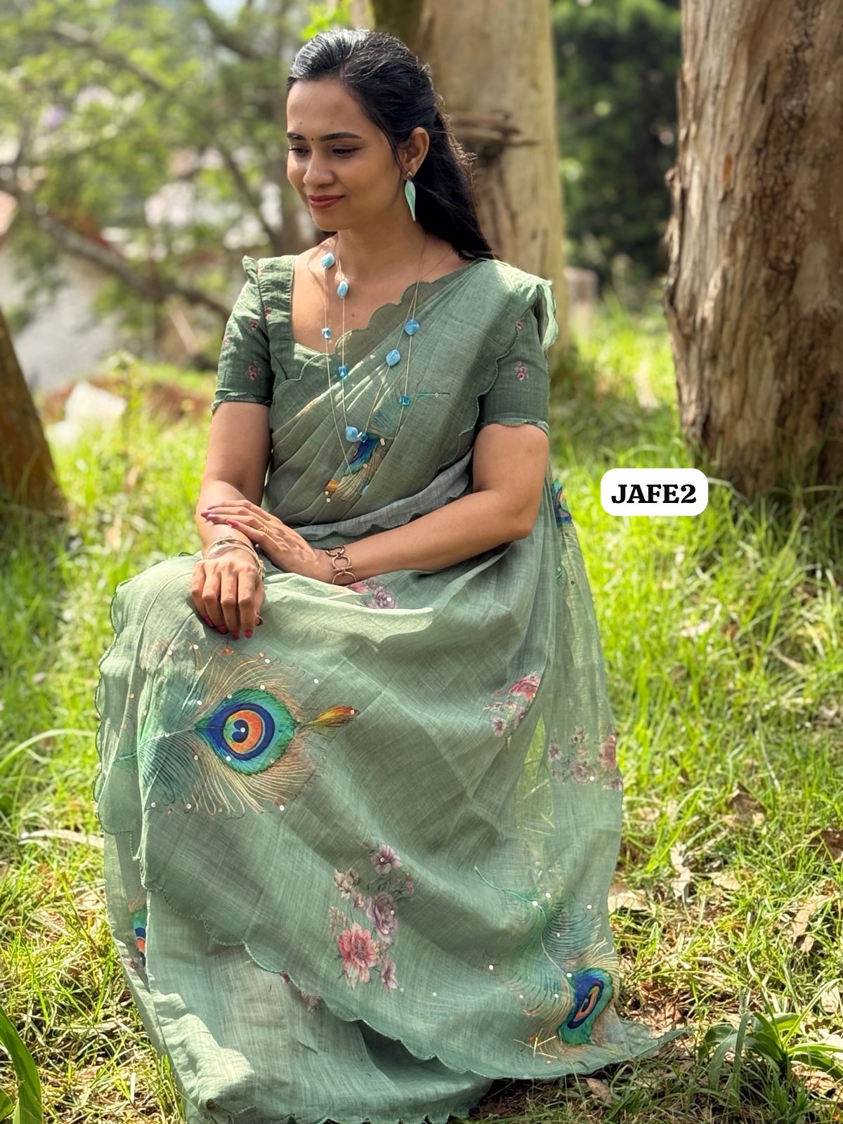 Linen cotton saree 🥳👇