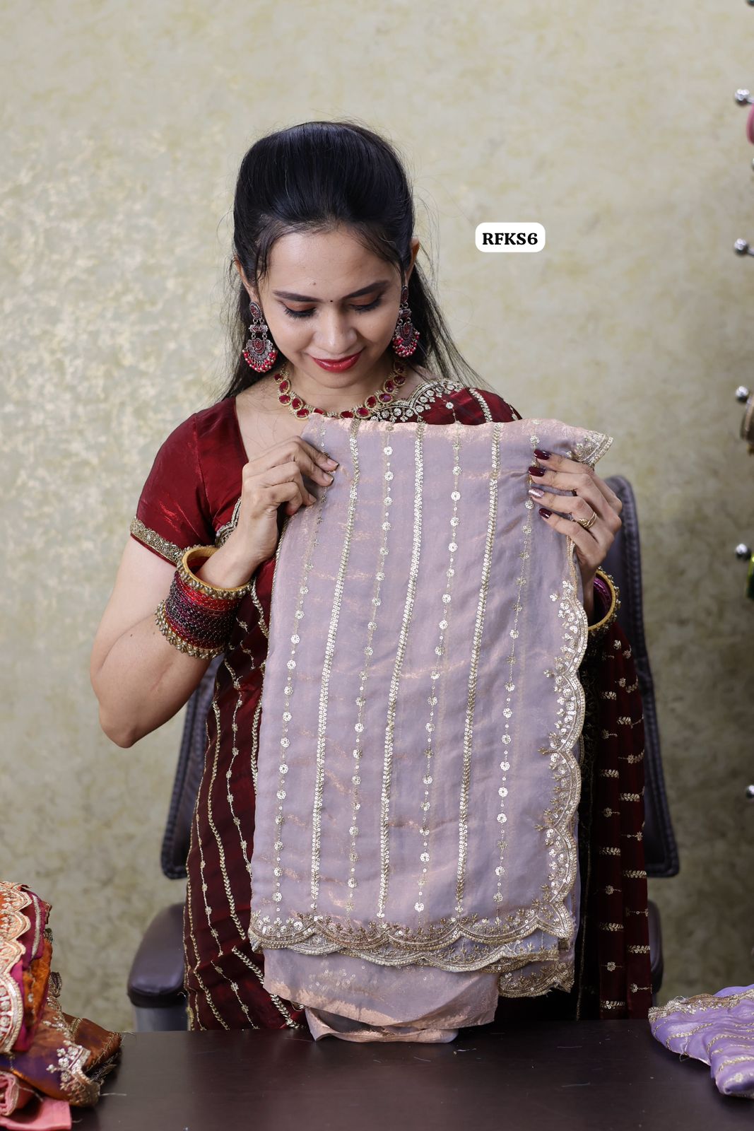 Premium quality space silk saree 😍🥳