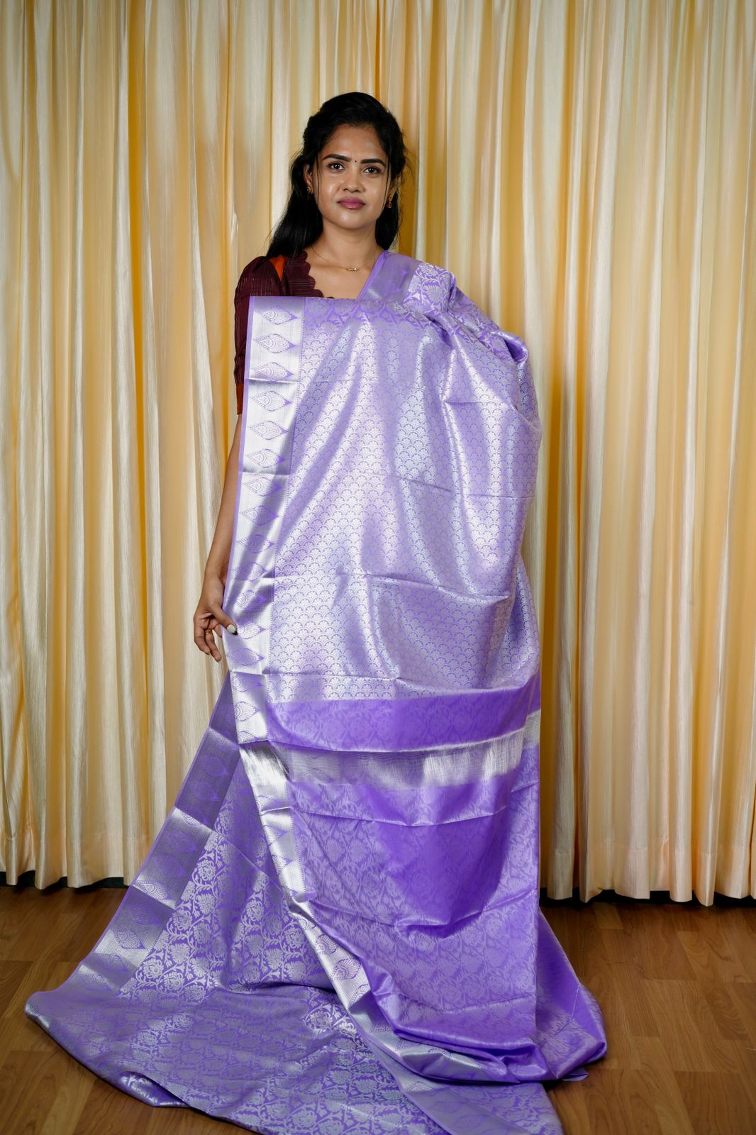 Bridal semi soft silk saree🥳