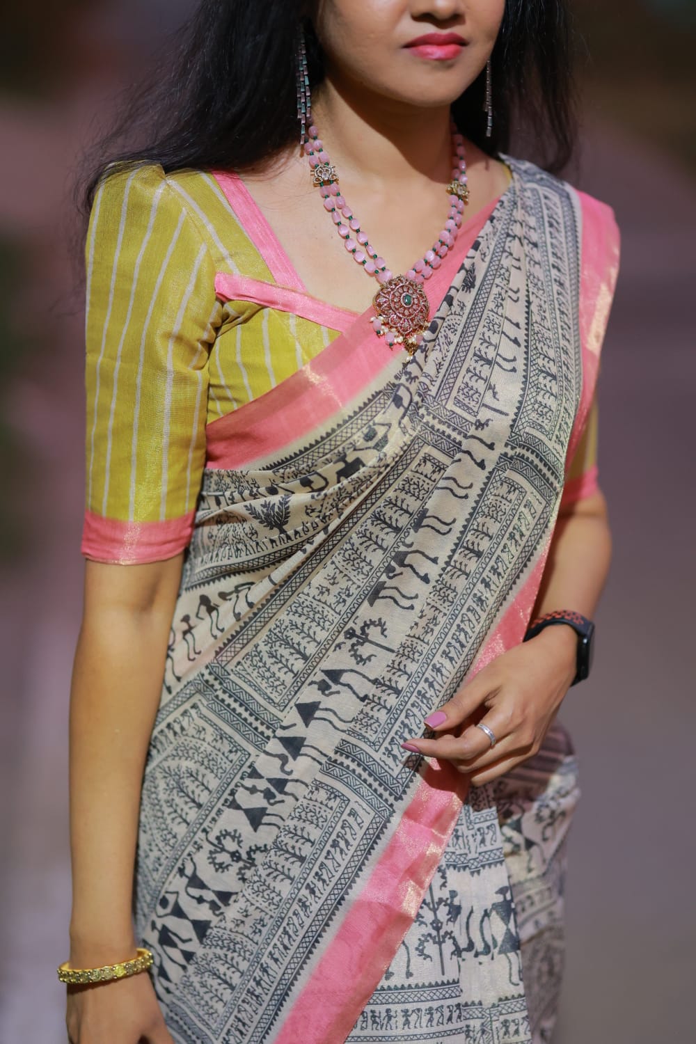 Ghicha sarees with digital prints🥳✅