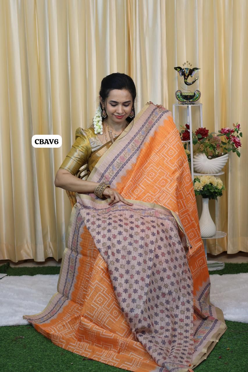 Linen cotton saree ๐๐๐