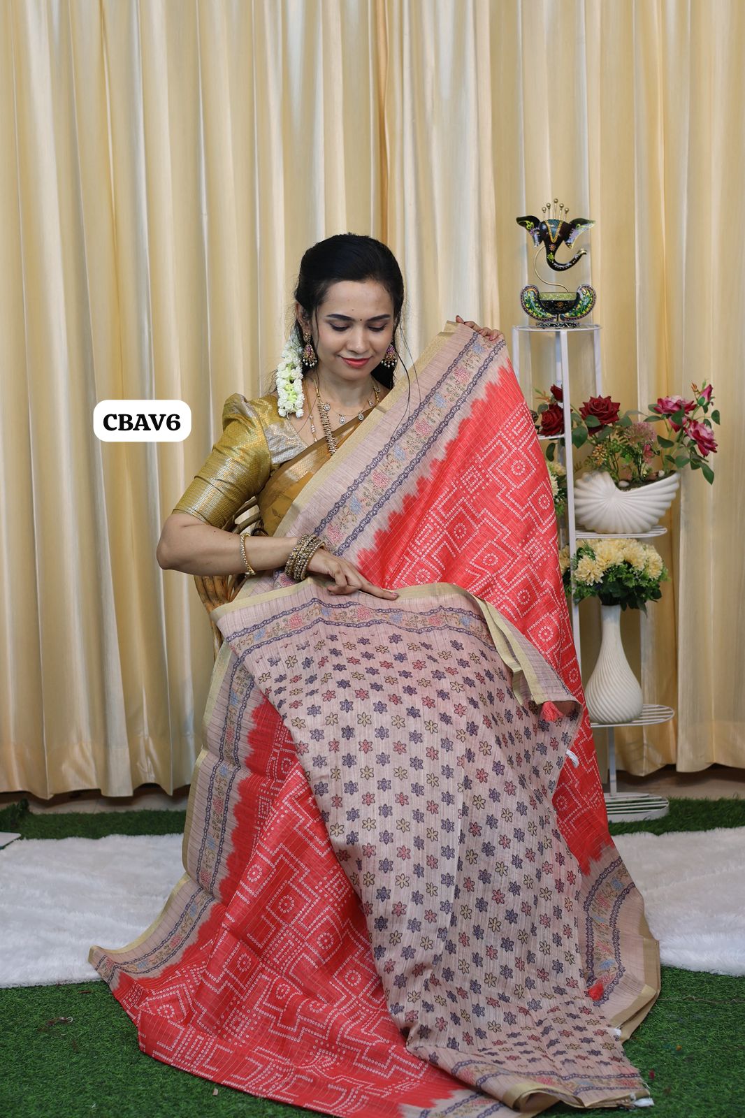 Linen cotton saree ๐๐๐