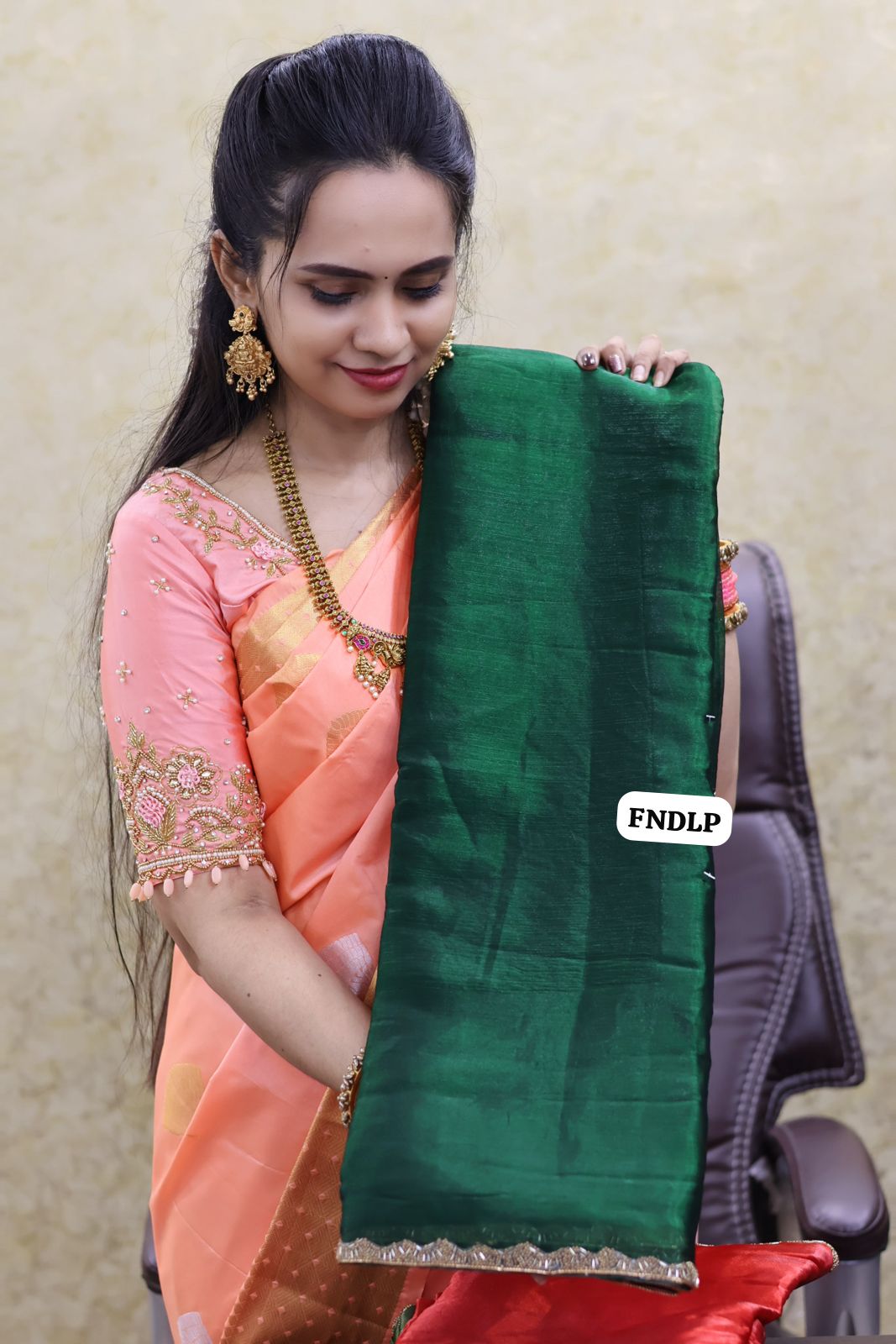 Fendy chiffon saree 🥳