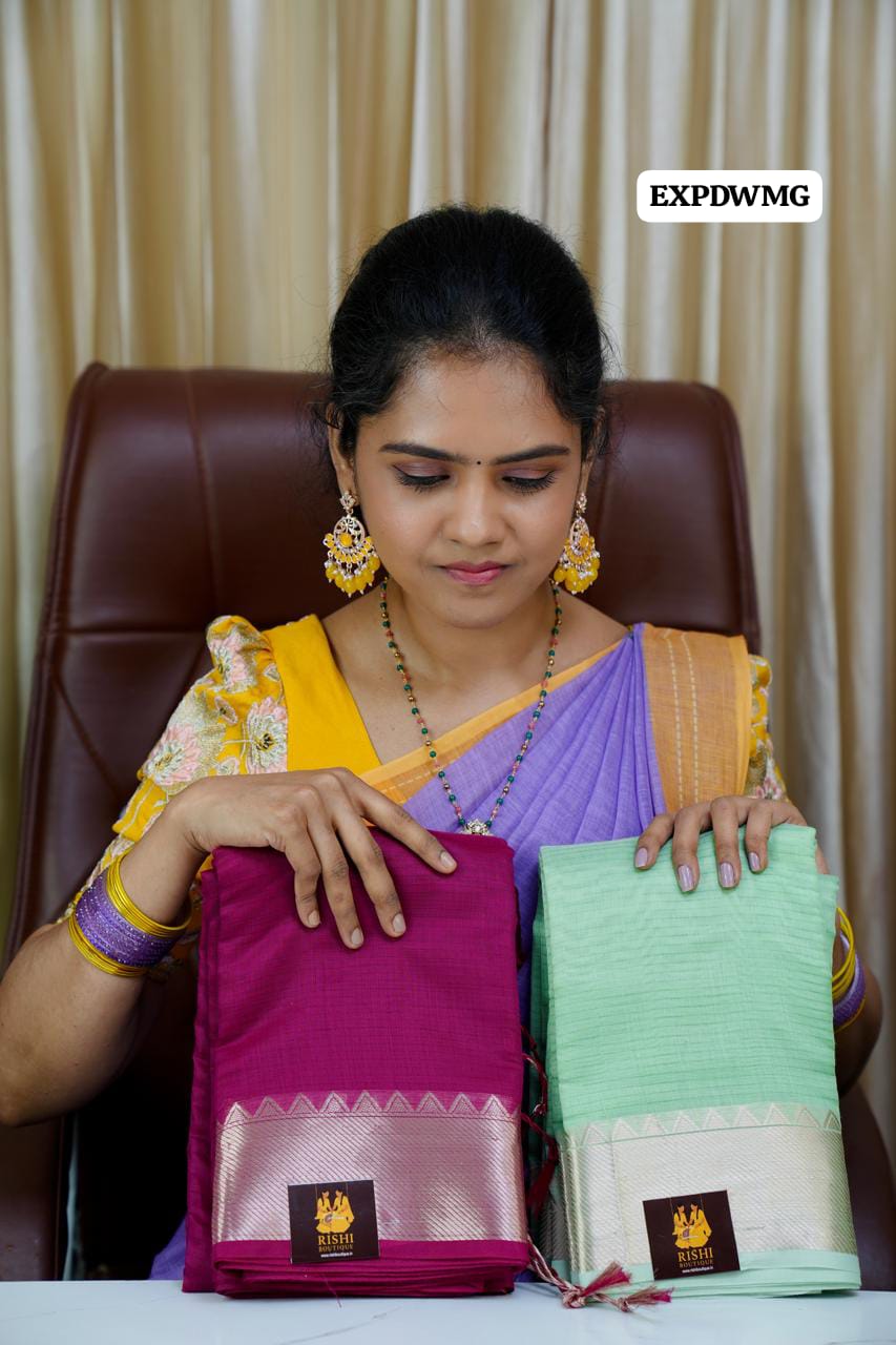 Mangalagiri cotton saree buy 1 get 1 free 🥰😎
