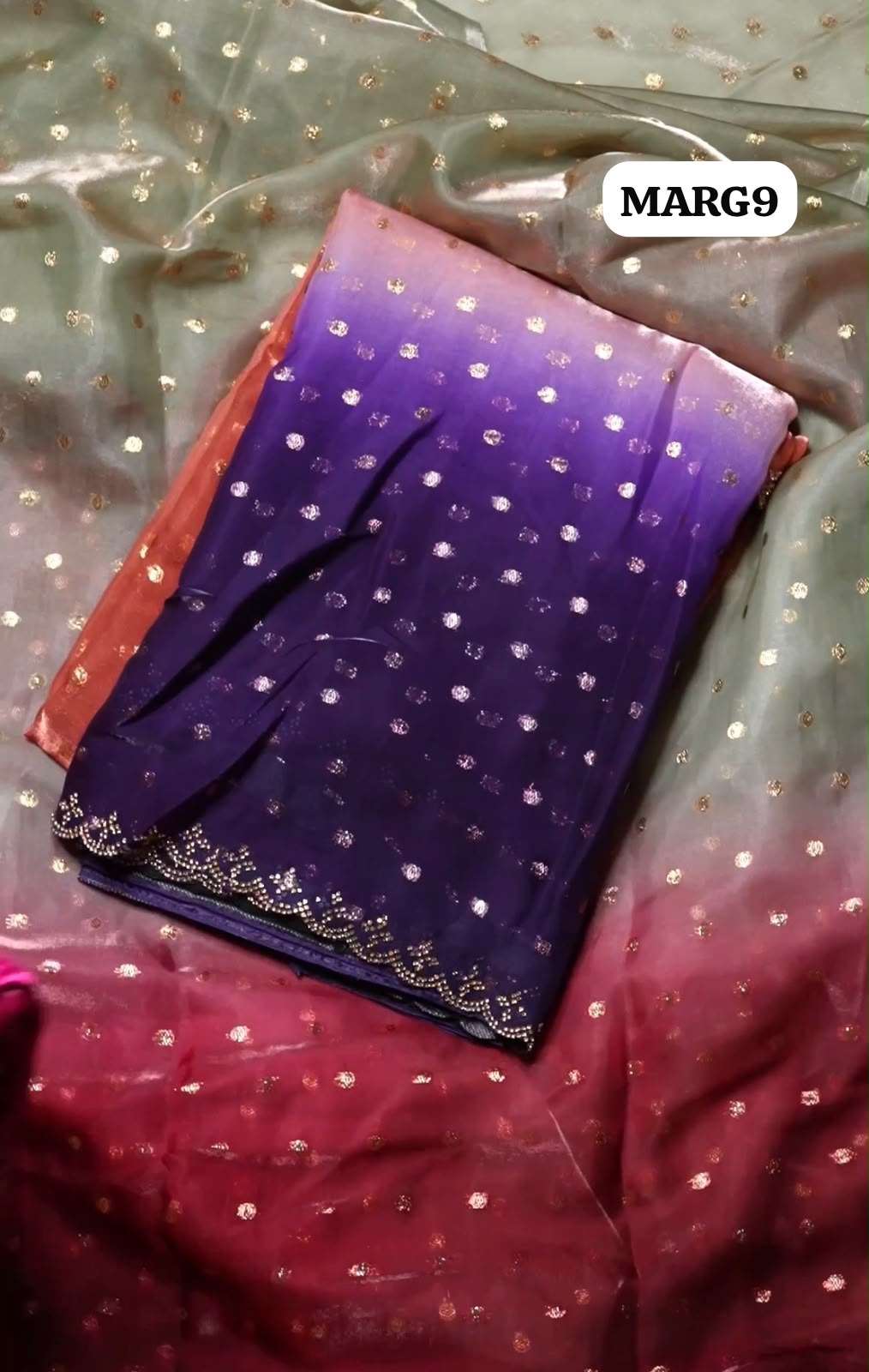 Chimmer Chiffon Sareeš„³