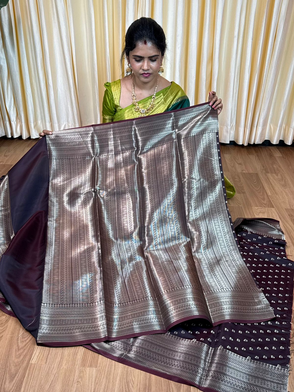 semi silk sarees 🥳🌈
