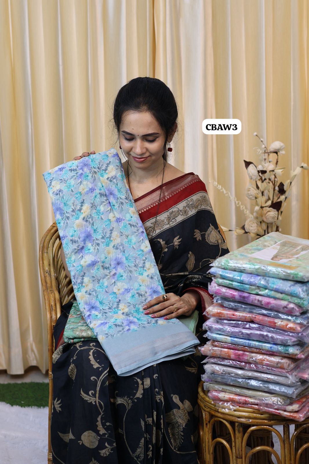 Linen cotton saree 😍Ⓜ️