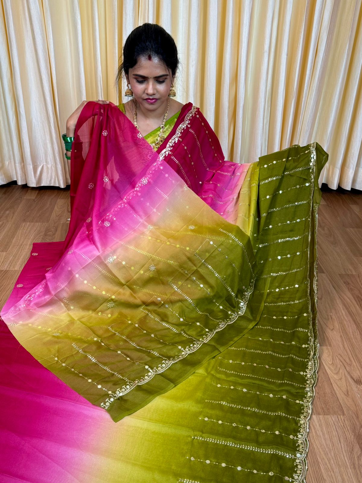 Georgette Saree🥳