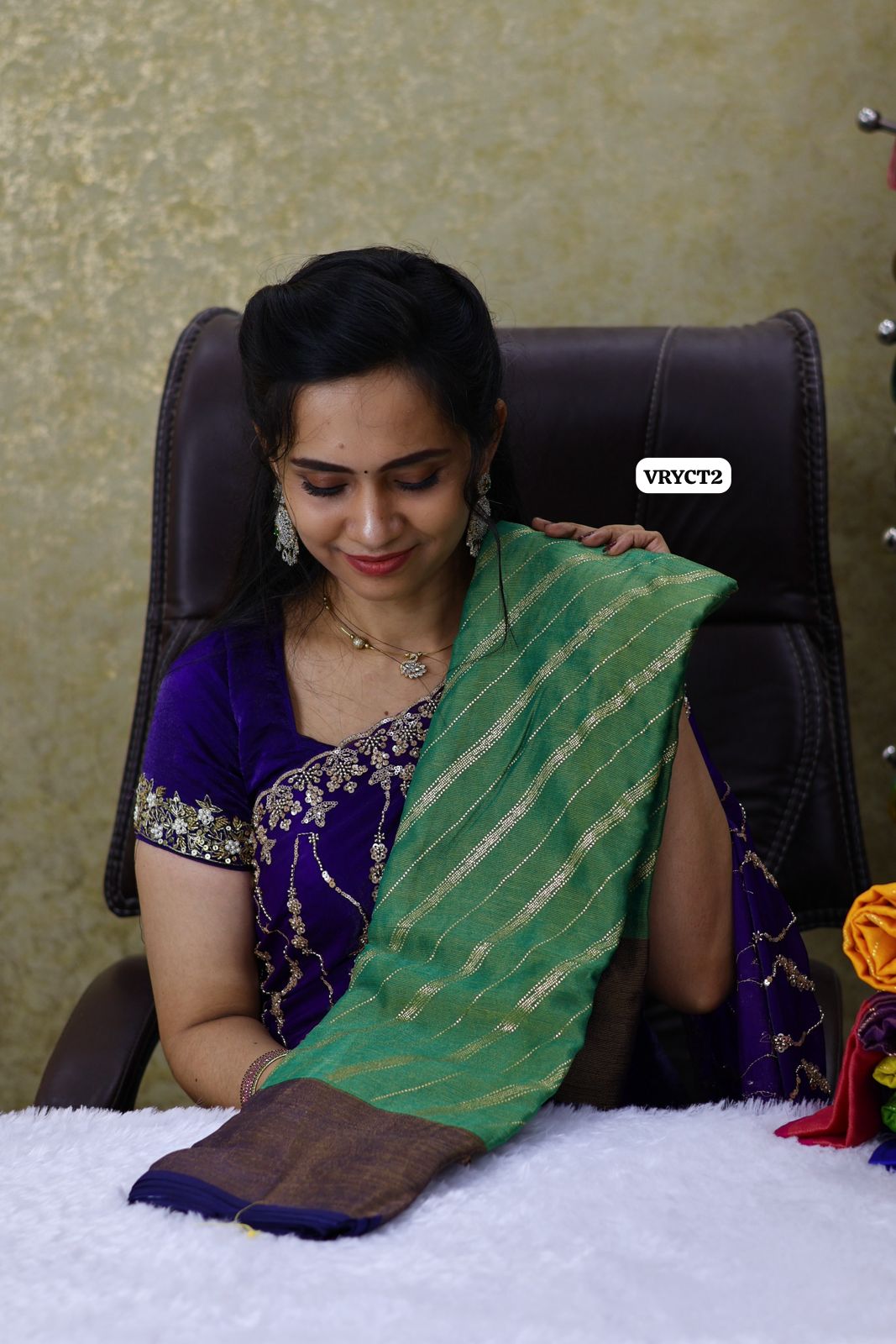 Mashmellow georgette with zari border 🏃♀️.