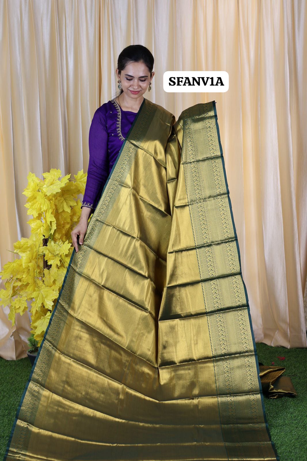 Premium Kanchi bridal semi silk saree 🥳