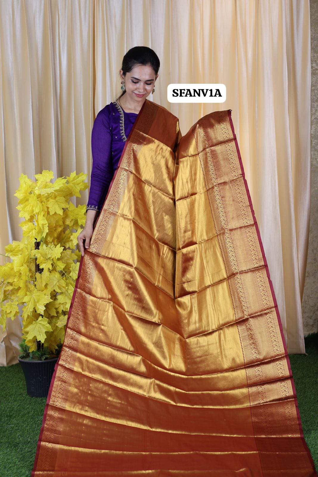 Premium Kanchi semi silk ❌