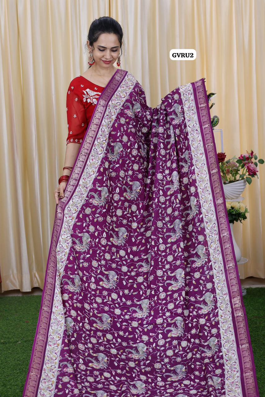 Soft cotton saree😍Ⓜ️