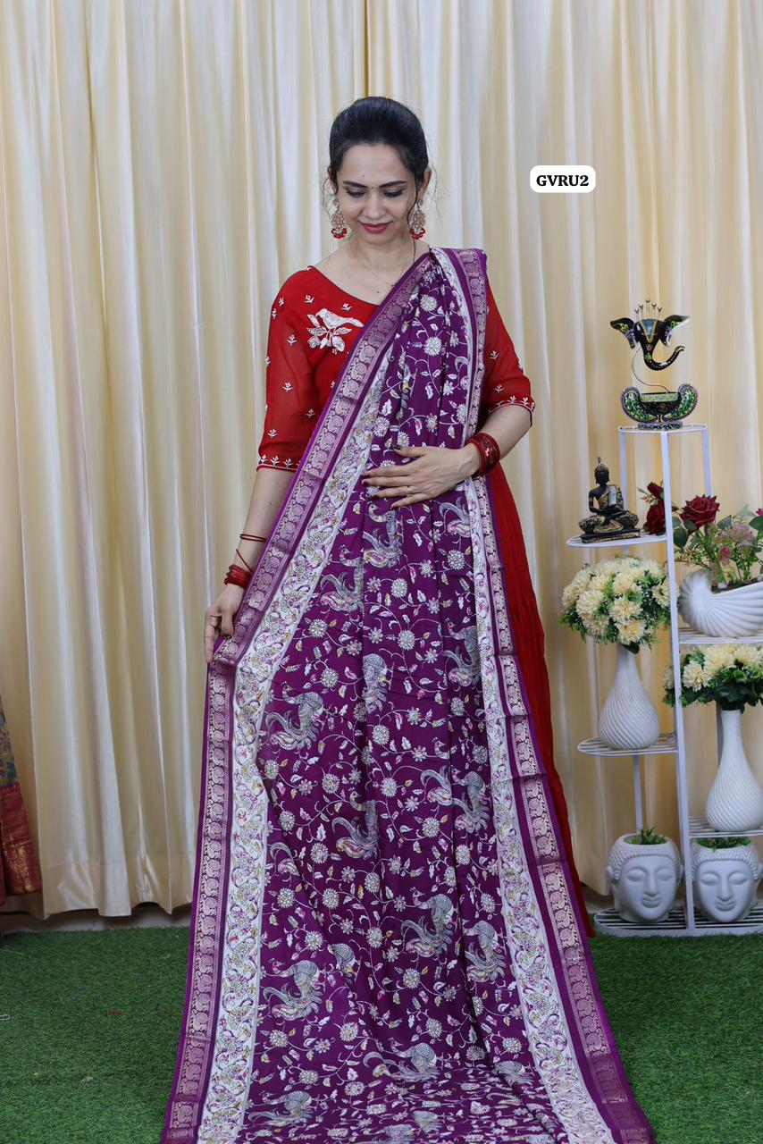 Soft cotton saree😍Ⓜ️