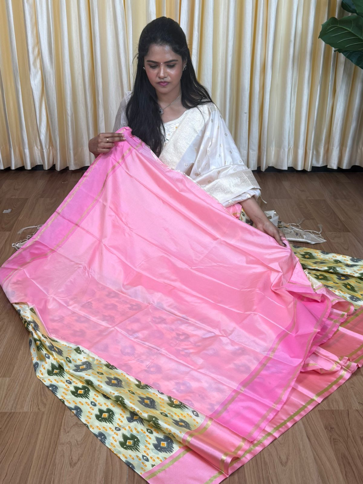 Pochampally soft silk Saree🥰😎📚