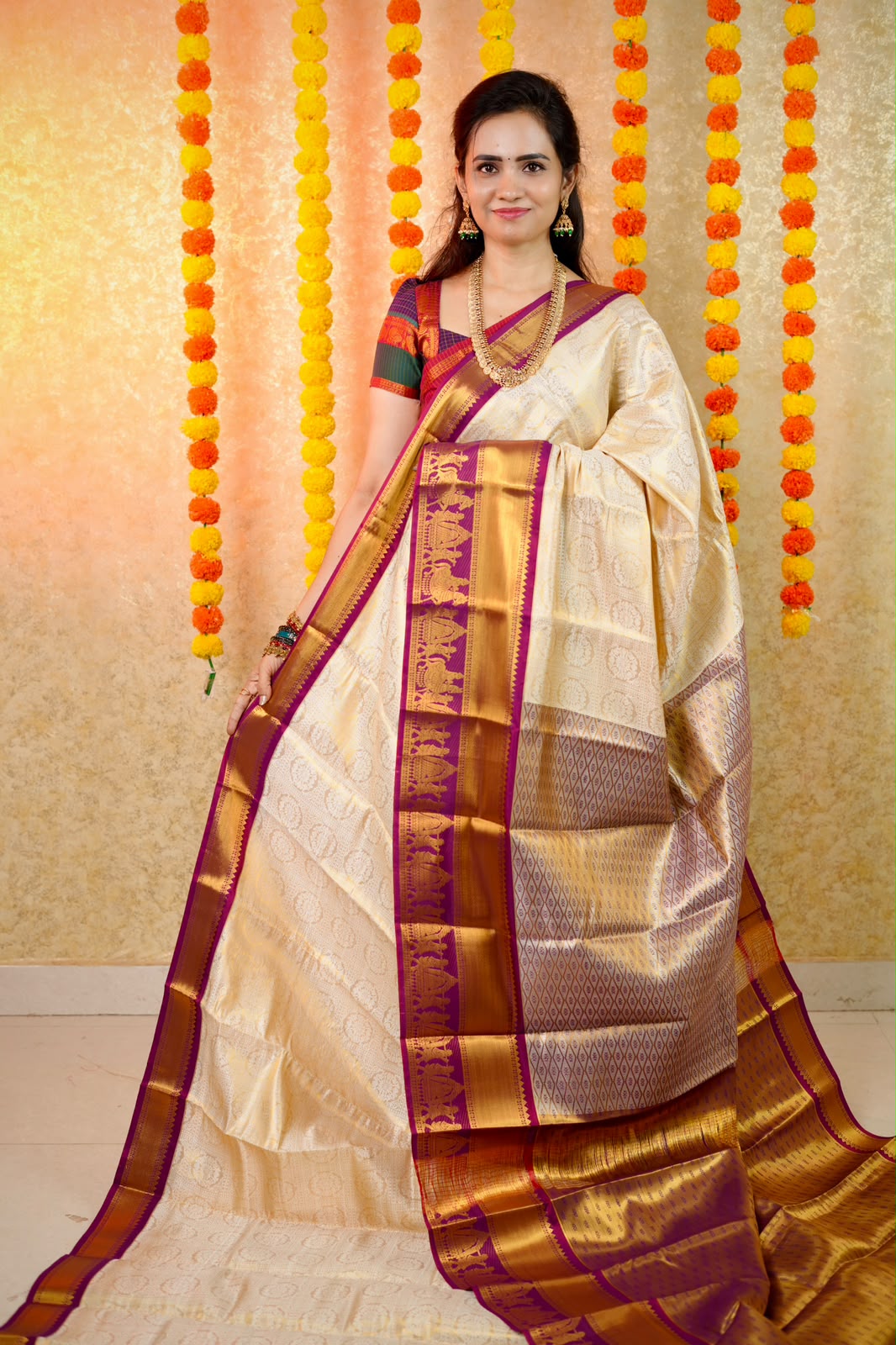 Bridal Kanchi Semi Silk Sarees😍🥳