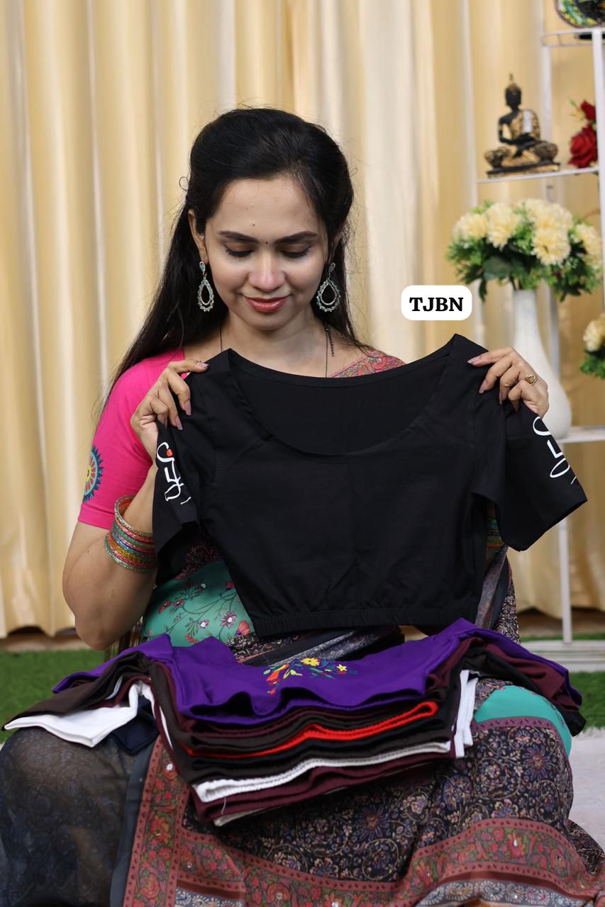 Premium quality readymade elastic blouse with printed design πβ°