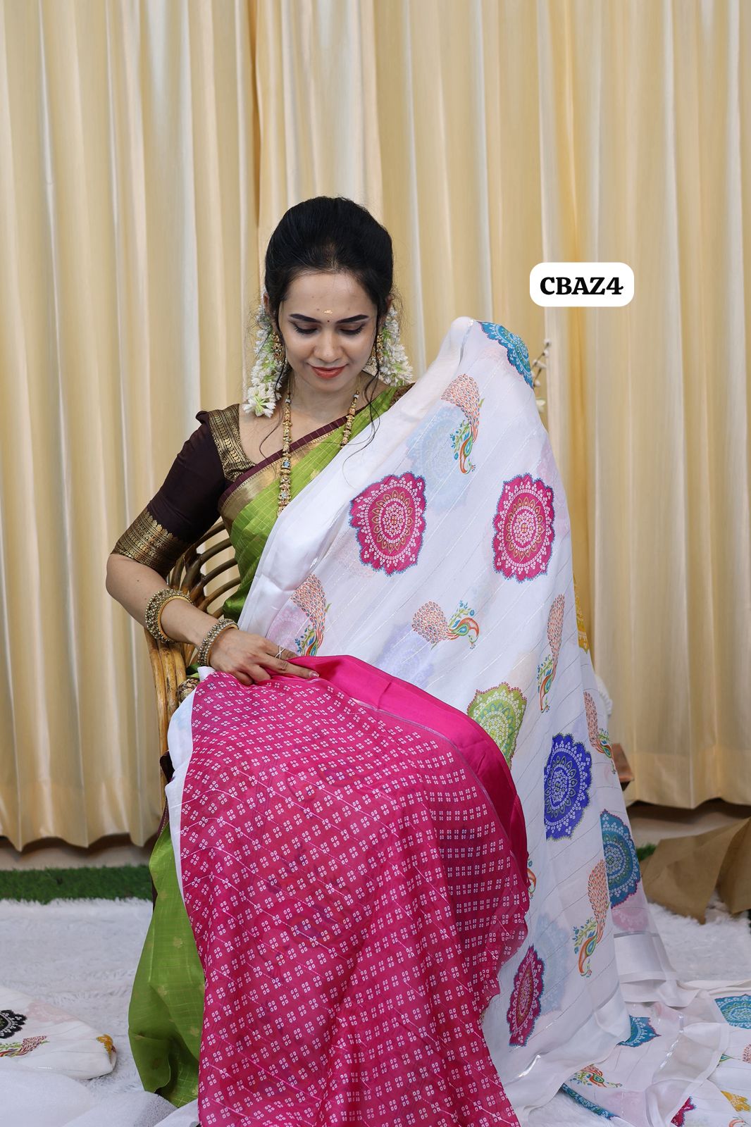 Chiffon saree ๐๐๐