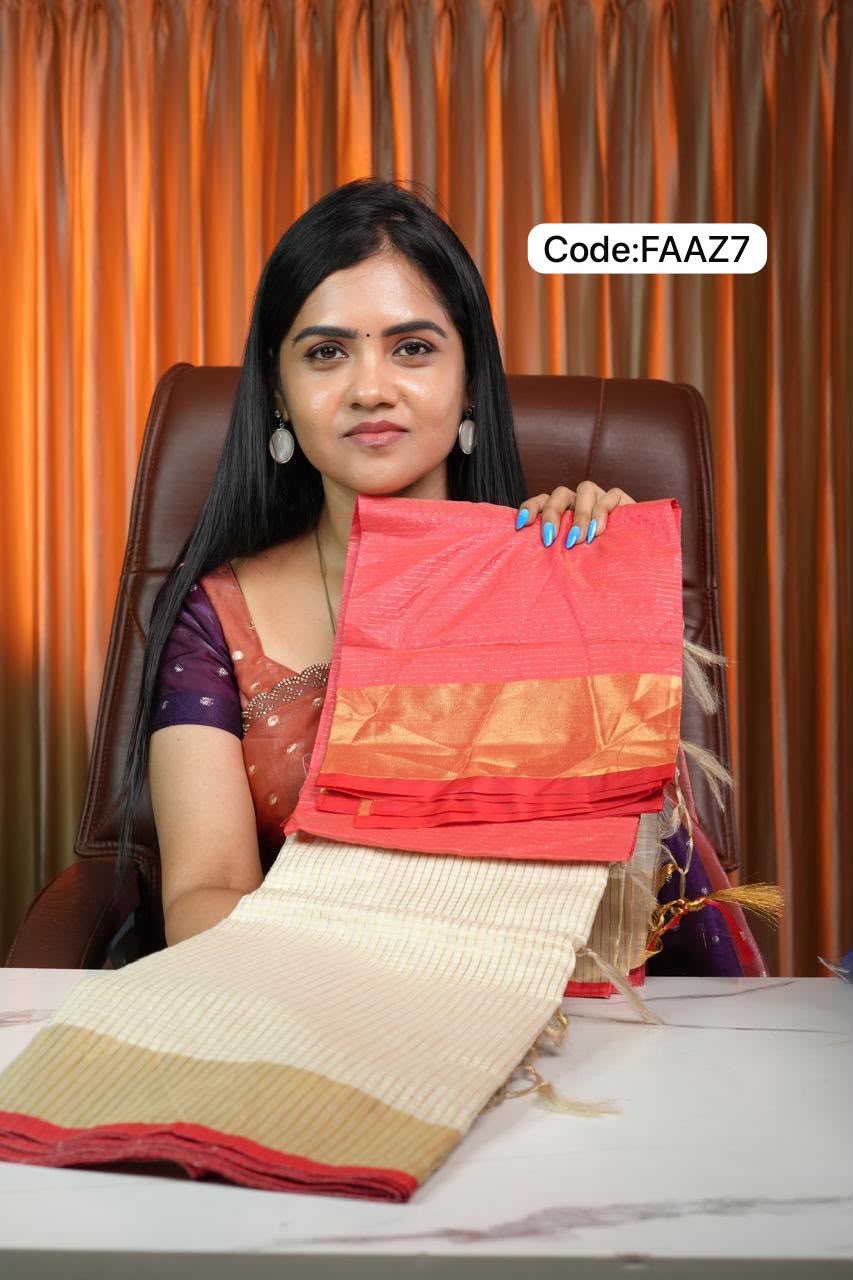 Semi silk saree 🥰🥳