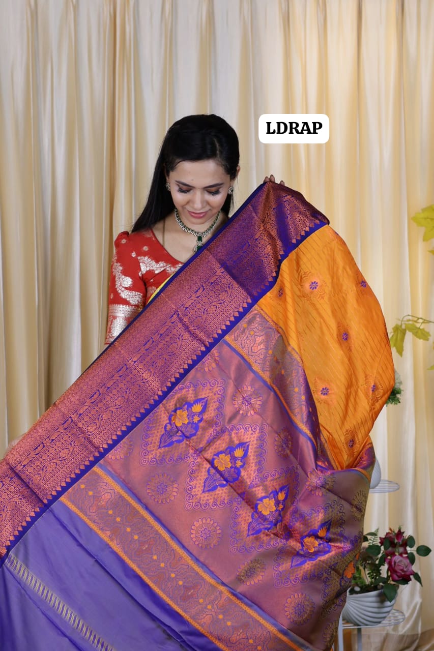 Premium kanchi semi silk 🥳