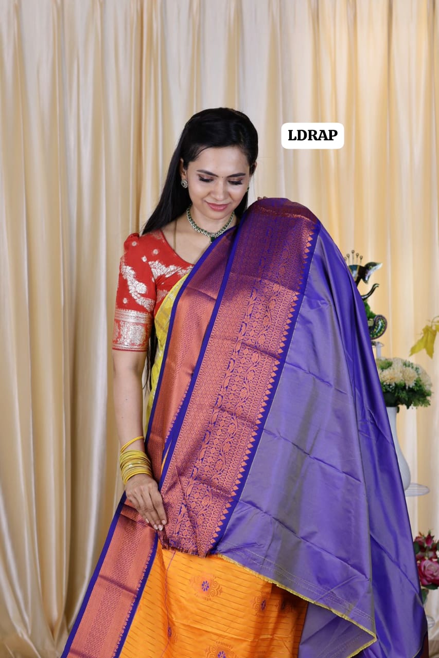 Premium kanchi semi silk 🥳