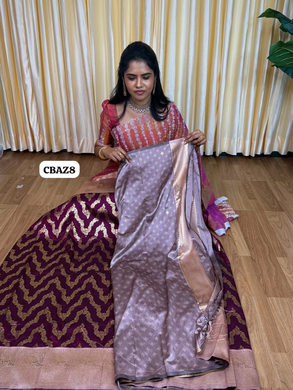 Soft silk saree 🥰😎📚