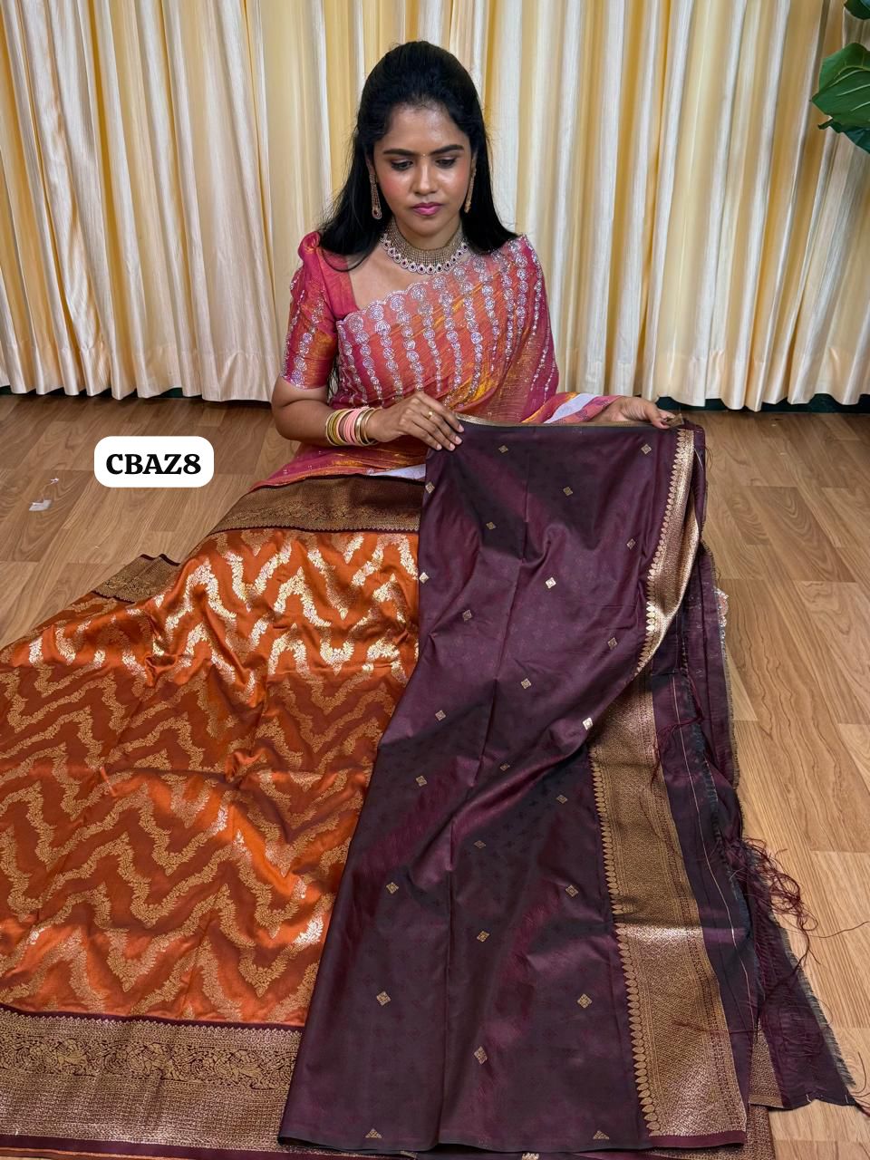 Soft silk saree 🥰😎📚