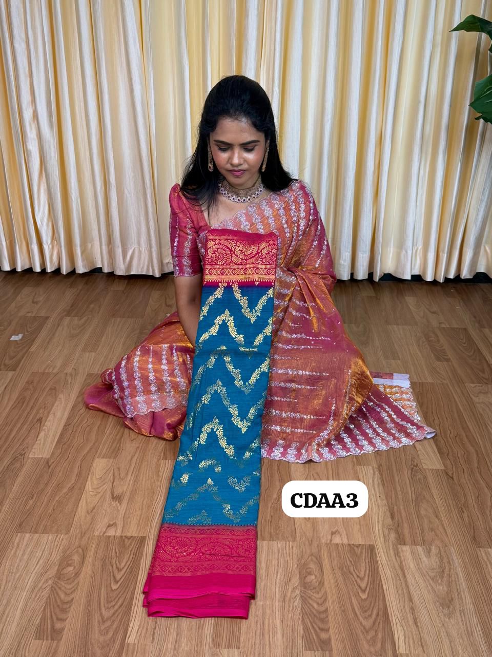 Chiffon saree 🥰😎📚