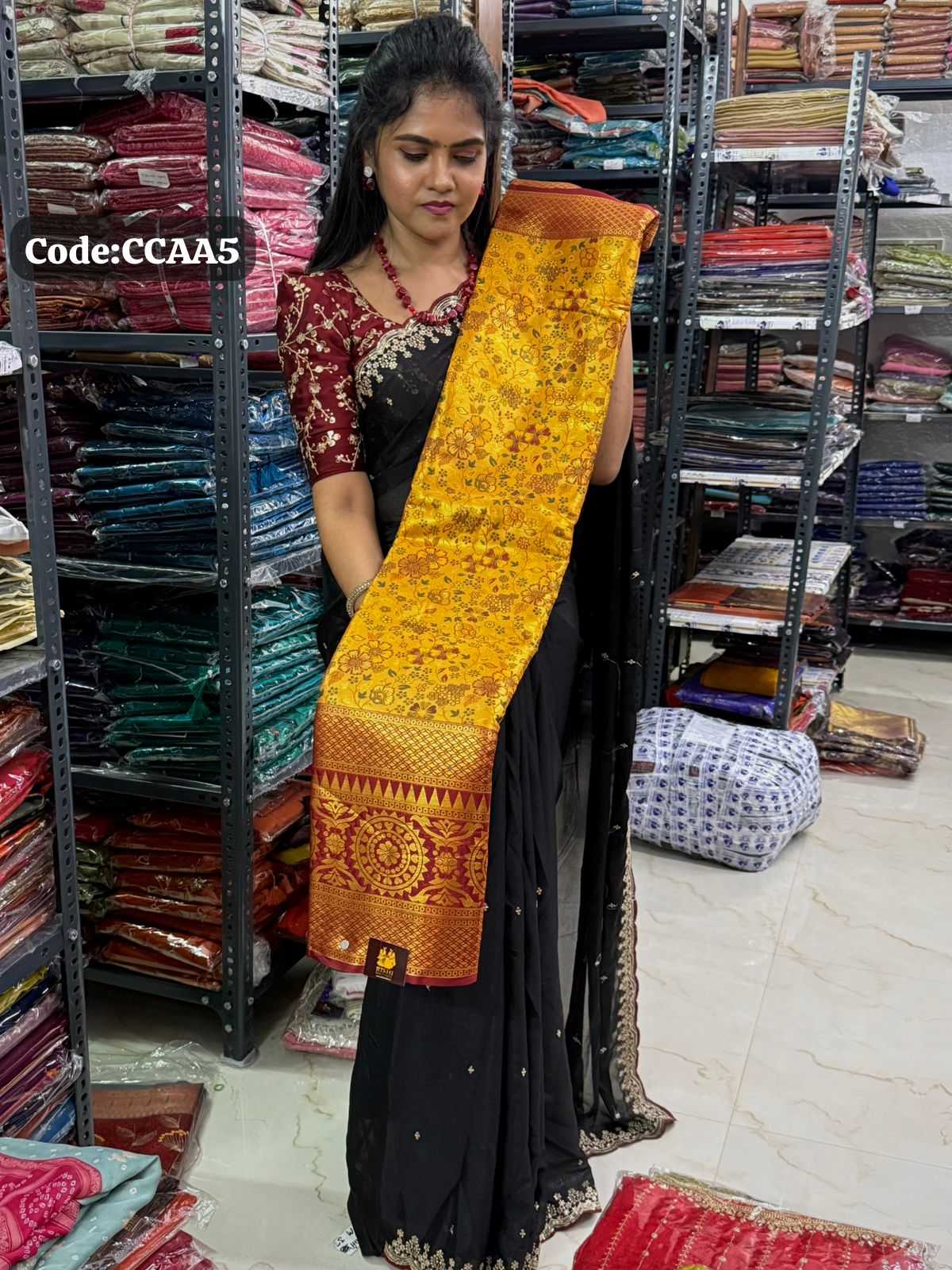Kanchi semi silk sarees🥰😎offer