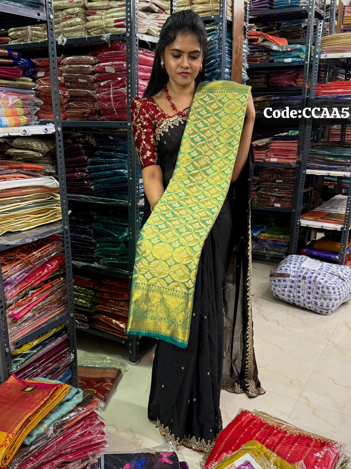 Kanchi semi silk sarees🥰😎offer