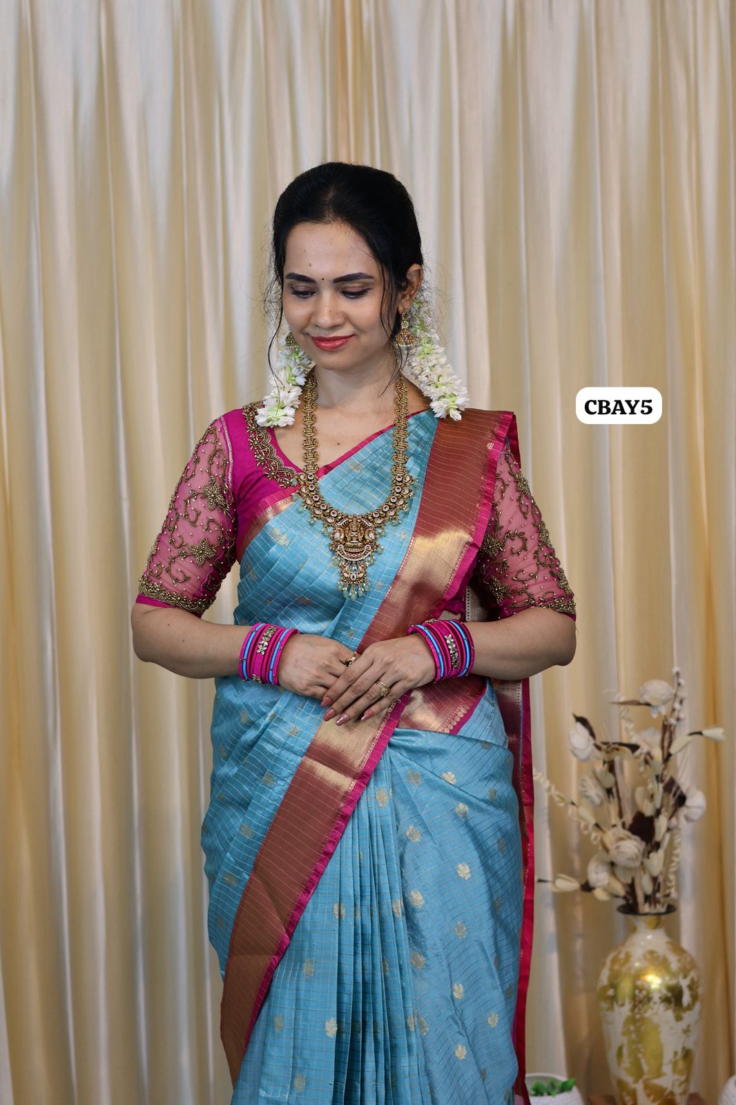 Soft Katan silk saree 🥳