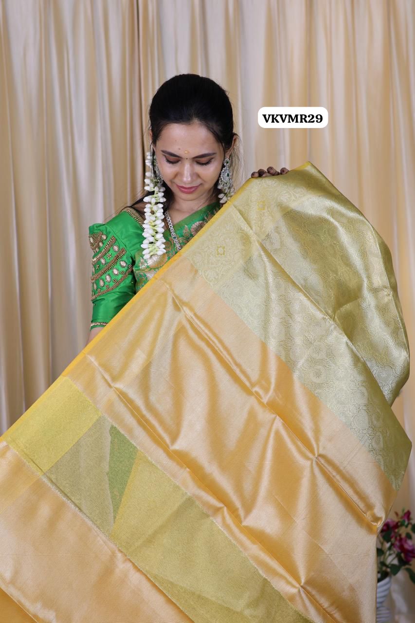 Katan tissue silk saree prebook 🥳