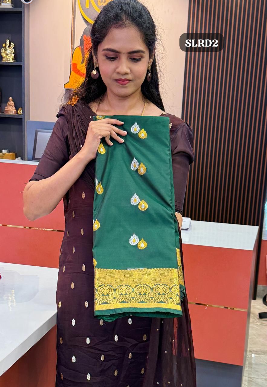 Premium Bridal semi silk saree๐๐