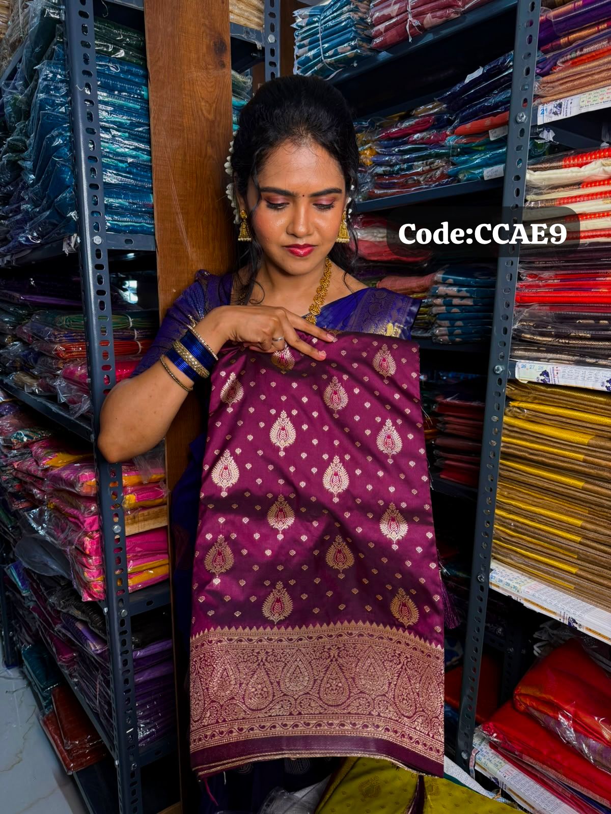 Kanchi semi silk saree🥰😎📚