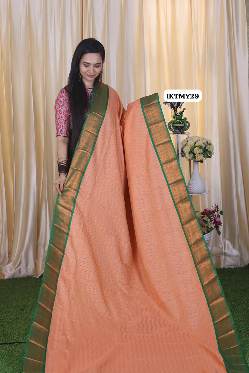 Premium Kanchi semi silk saree 🥳