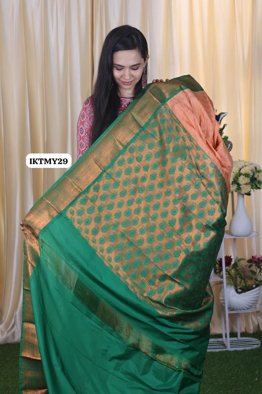 Premium Kanchi semi silk saree 🥳