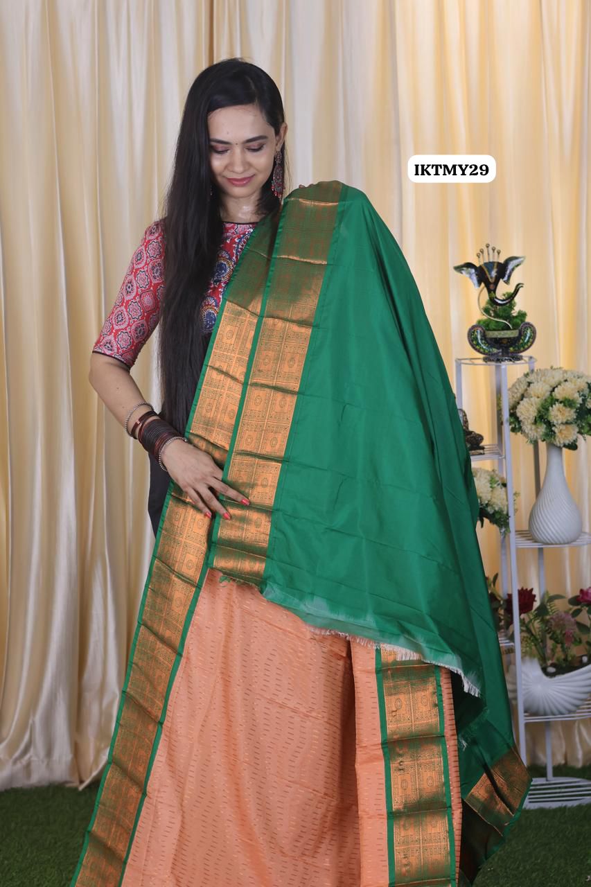 Premium Kanchi semi silk saree 🥳