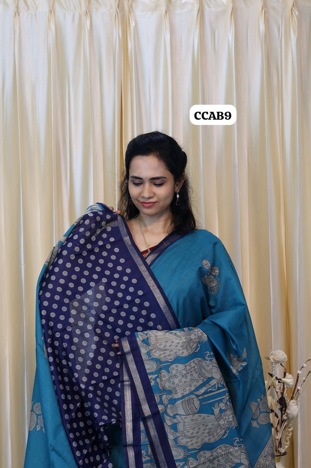 kalamkari Semi silk saree😍😎📚