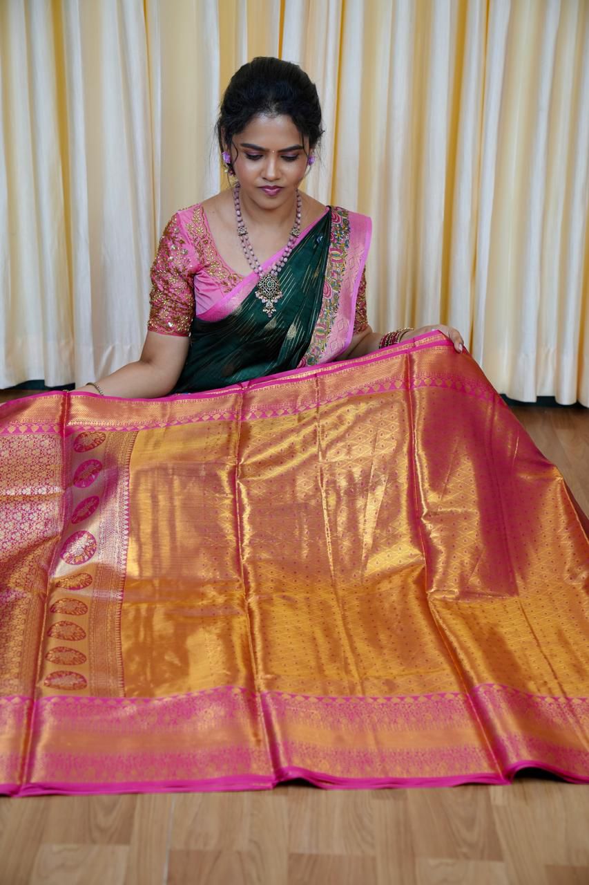 Kanchi semi silk sarees🥰🥳