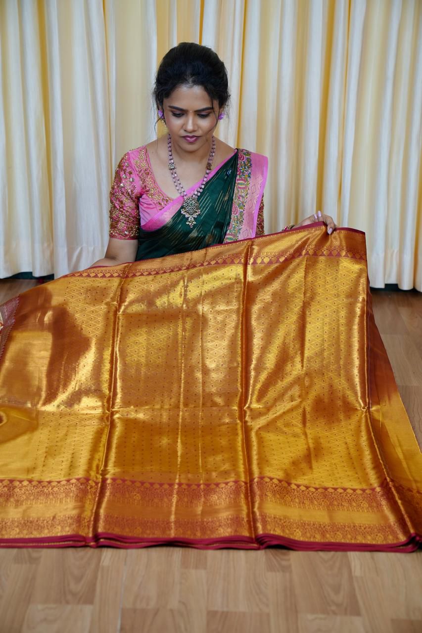 Kanchi semi silk sarees🥰🥳