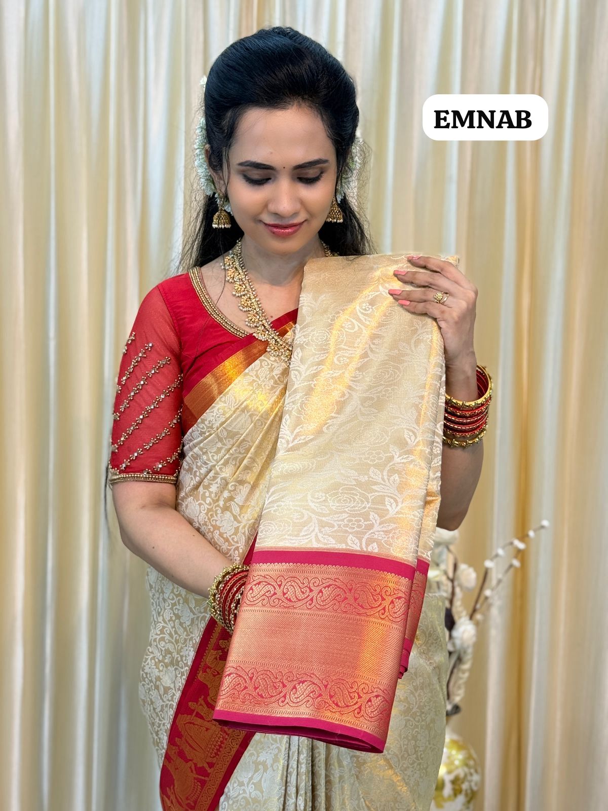 Bridal Kanchi Semi silk saree๐๐๐ฅณ