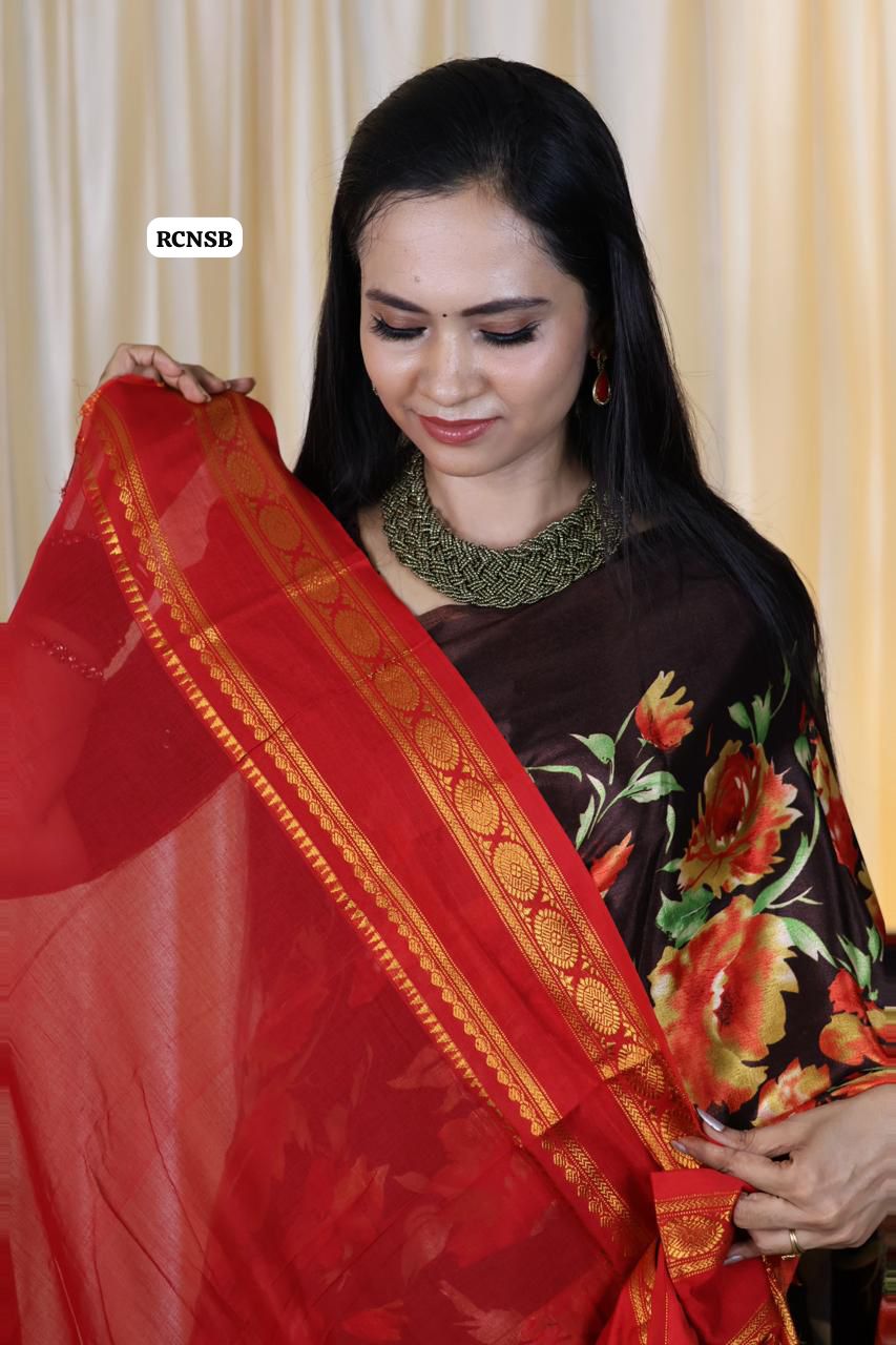 Cotton saree 🏃♀️