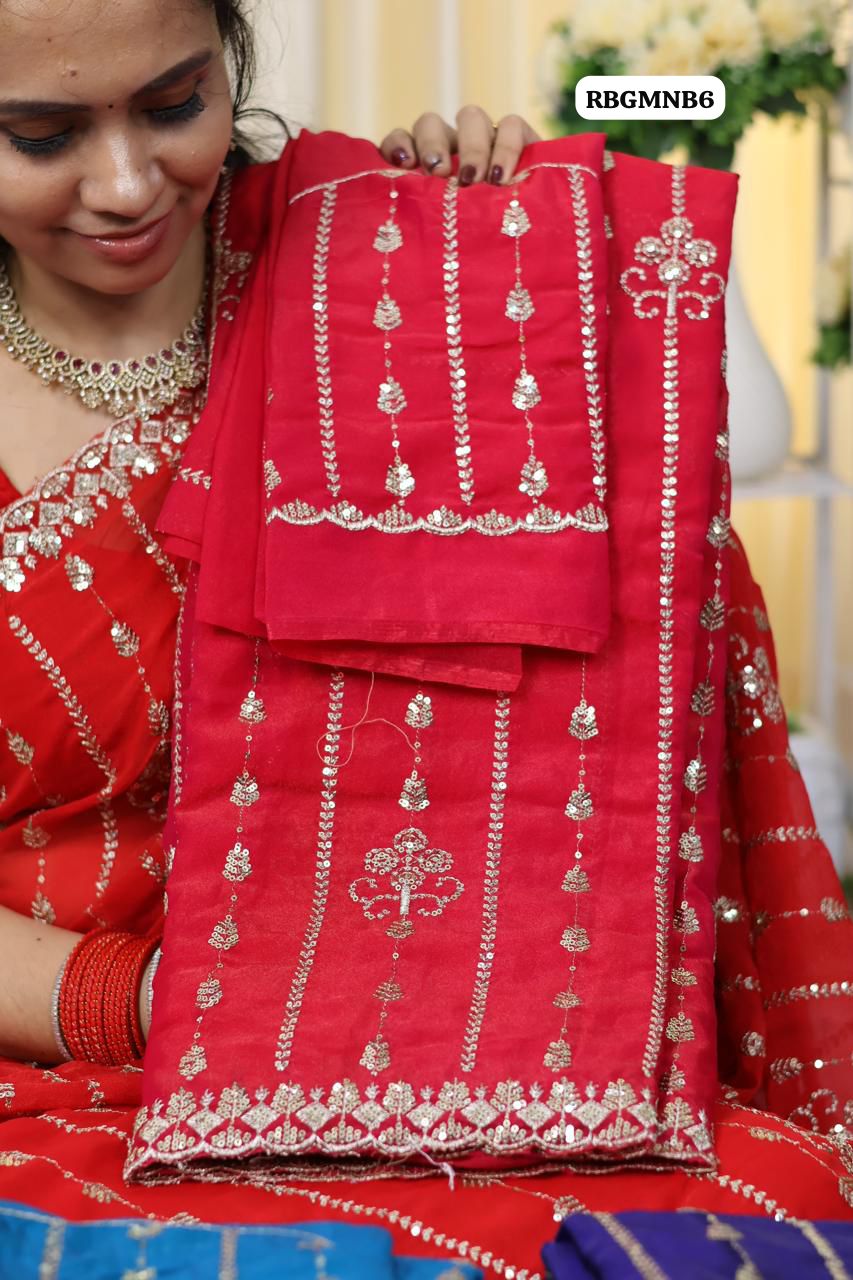 Space silk with heavy work 😍😎Ⓜ️(pink)