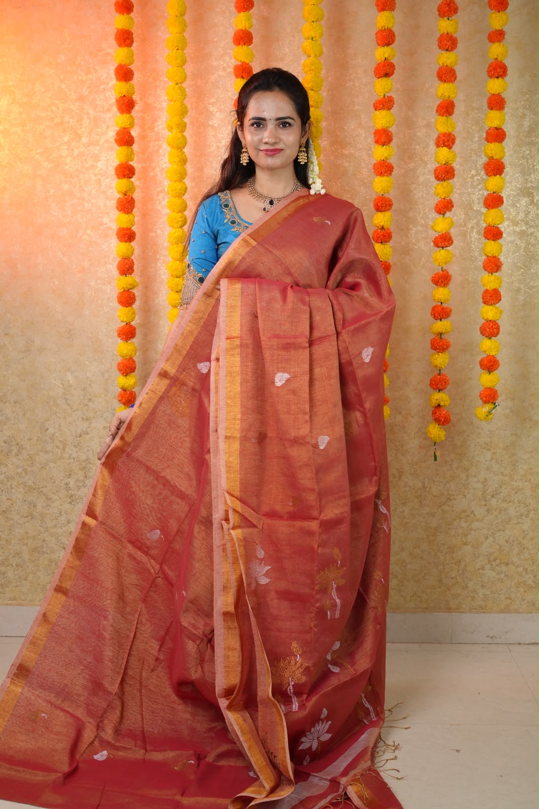 Linen silk cotton sarees😍🥳
