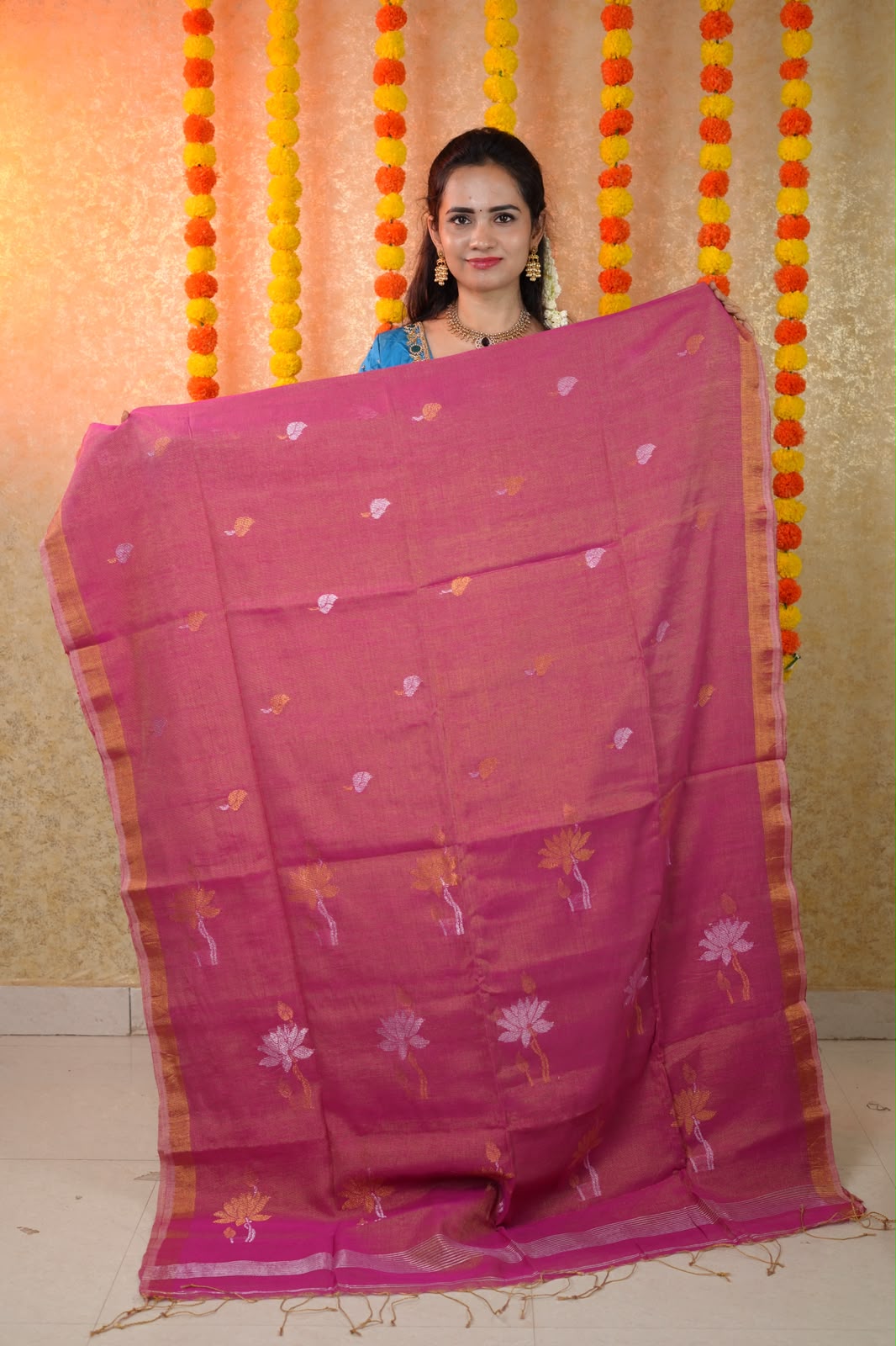 Linen silk cotton sarees😍🥳