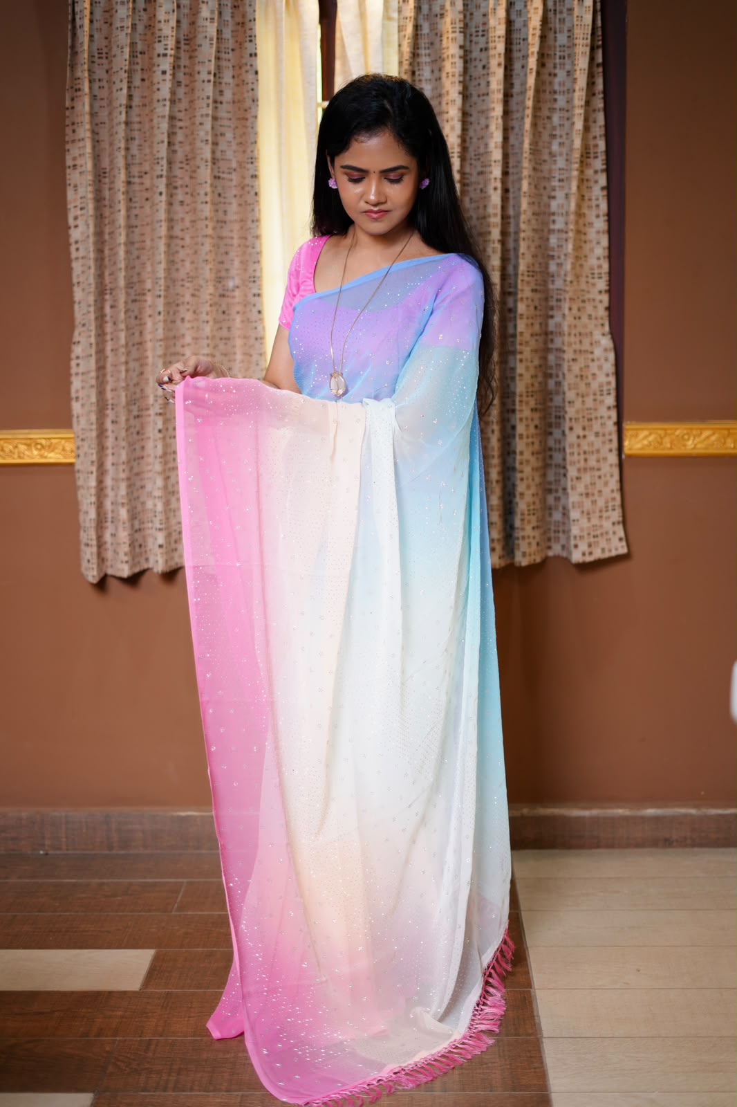 Georgette Saree🥳