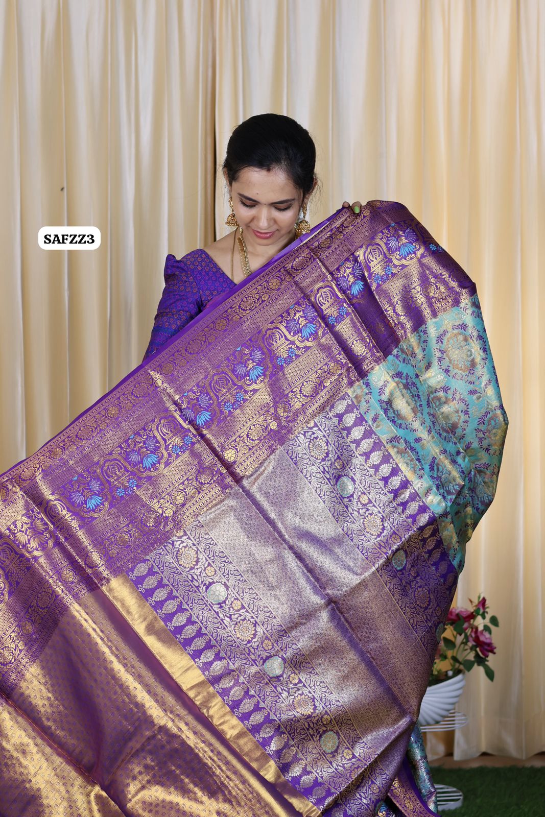 Kanchi inspired semi silk sareeš„³ā