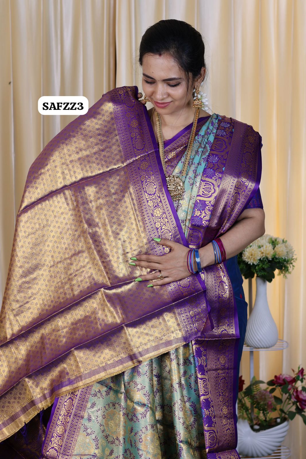 Kanchi inspired semi silk sareeš„³ā
