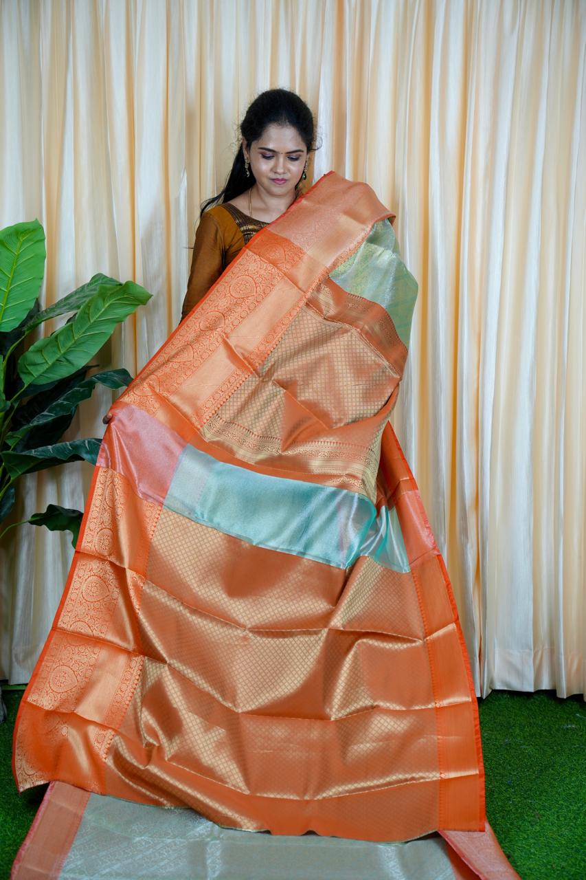 Zari weaving tissue 🥳prebook